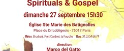 Grand Concert Gospel de la Rentrée 