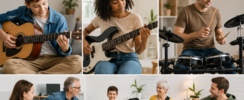Nicolas Piot  - Cours guitare, basse, initiation batterie 